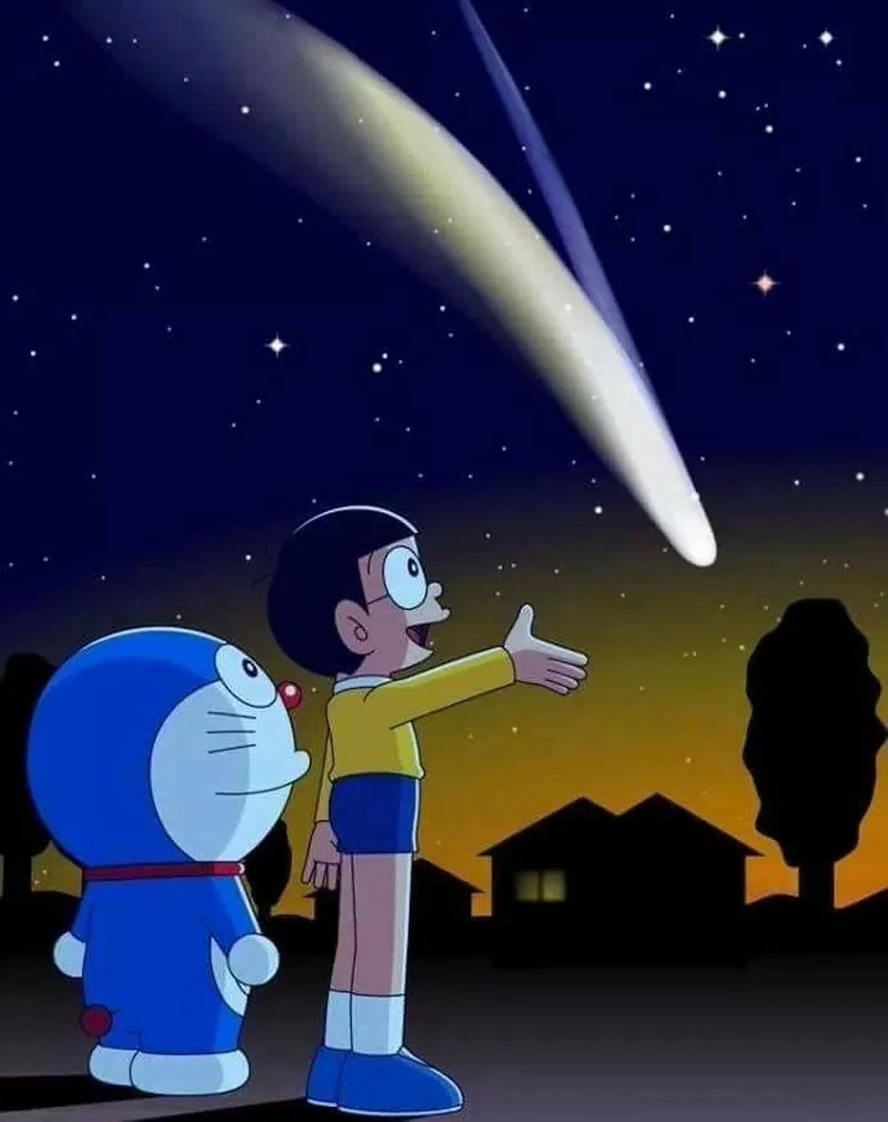 Hình ảnh ý nghĩa về tình bạn Doraemon và Nobita