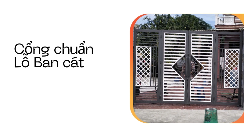 Kích thước cổng chuẩn thước lỗ ban đại cát