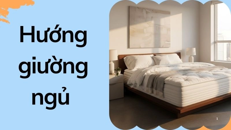 Giường đối diện cửa ra vào gây bất an tâm lý